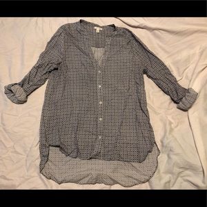 Joie Soft High Low Button Up Shirt